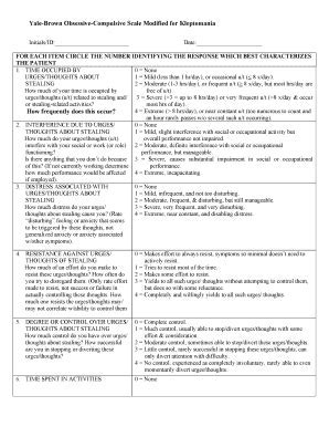 Yale Brown Scale: Assess Symptoms Effectively