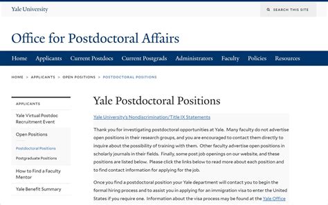 Yale Postdoc Positions: Application Tips-2