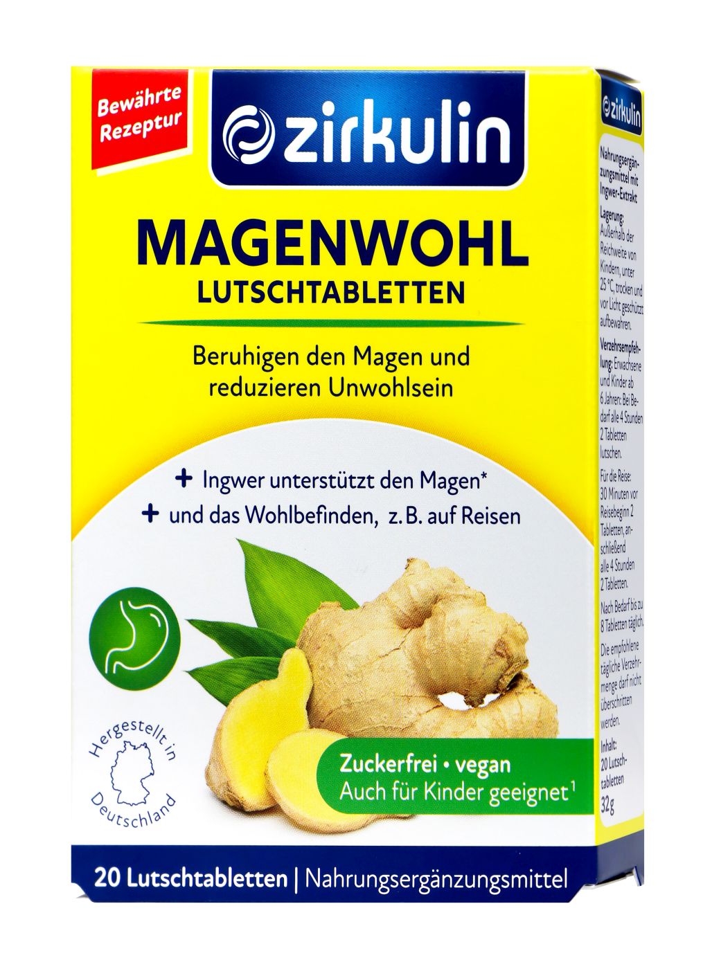 Zirkulin Magenwohl Lutschtabletten 20 St 32 G Dauerhaft G Nstig Online