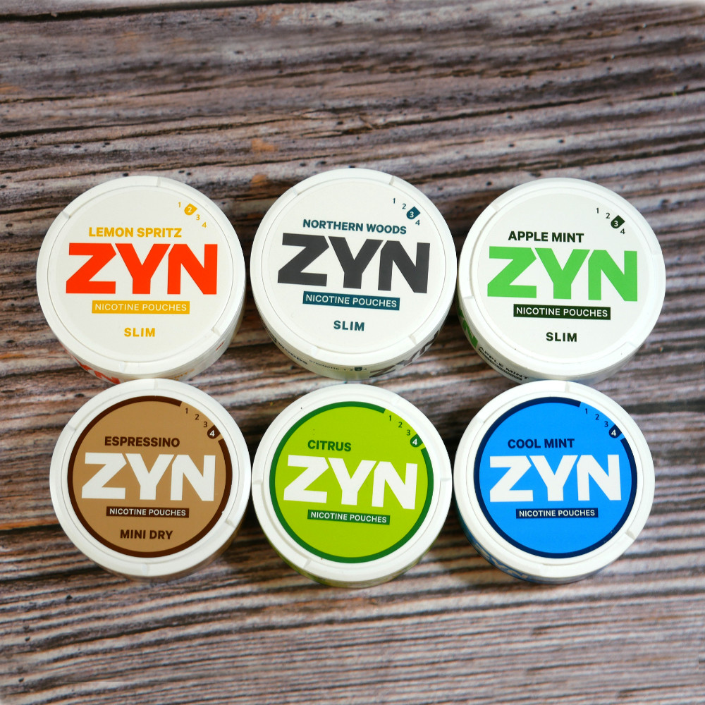 Zyn Tobacco Free Nicotine Pouch Sampler 6 Tins